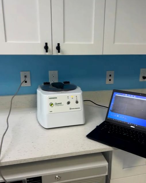 Medical clinic equipment connected to the new network