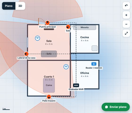 HT Tech tool to design your Wi-Fi and camera plan in 3D